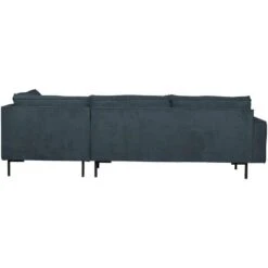 WOOOD Hoekbank Arwin Rechts - Staalblauw -LeenBakker Winkel 10101953 1900