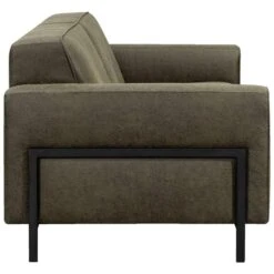 Bank Lugano 3-zits - Donkergroen -LeenBakker Winkel 10101978 8000