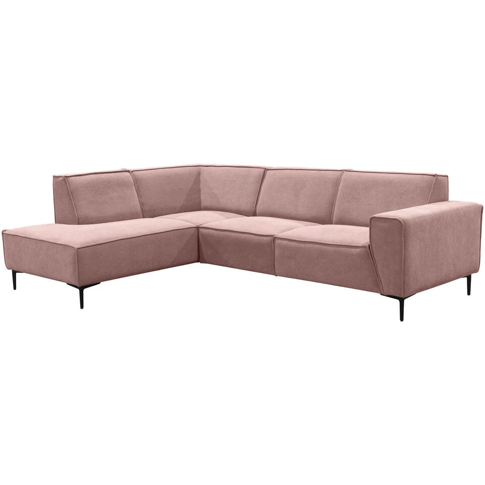 Hoekbank Romy Links - Roze 4 Hoekbank Romy Links - Roze - Afbeelding 2