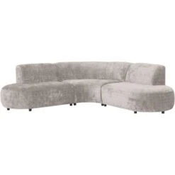 Hoekbank Luna Rond - Stof Cremona - Beige 14 Hoekbank Luna Rond - Stof Cremona - Beige -LeenBakker Winkel 10108048 8000