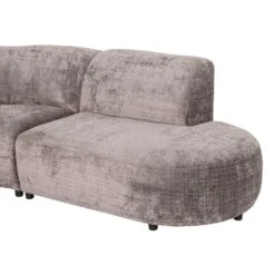 Hoekbank Luna Rond - Stof Cremona - Taupe 19 Hoekbank Luna Rond - Stof Cremona - Taupe -LeenBakker Winkel 10108049 9004