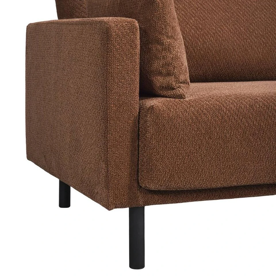 Bank Siem 2,5-zits - Stof Egon - Terracotta 10 Bank Siem 2,5-zits - Stof Egon - Terracotta - Afbeelding 8