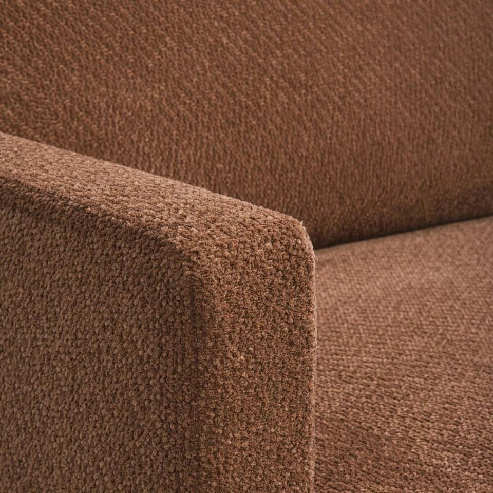 Bank Siem 2,5-zits - Stof Egon - Terracotta 11 Bank Siem 2,5-zits - Stof Egon - Terracotta - Afbeelding 9