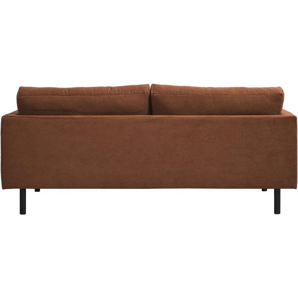 Bank Siem 2,5-zits - Ribstof Fjord - Terracotta 5 Bank Siem 2,5-zits - Ribstof Fjord - Terracotta - Afbeelding 3