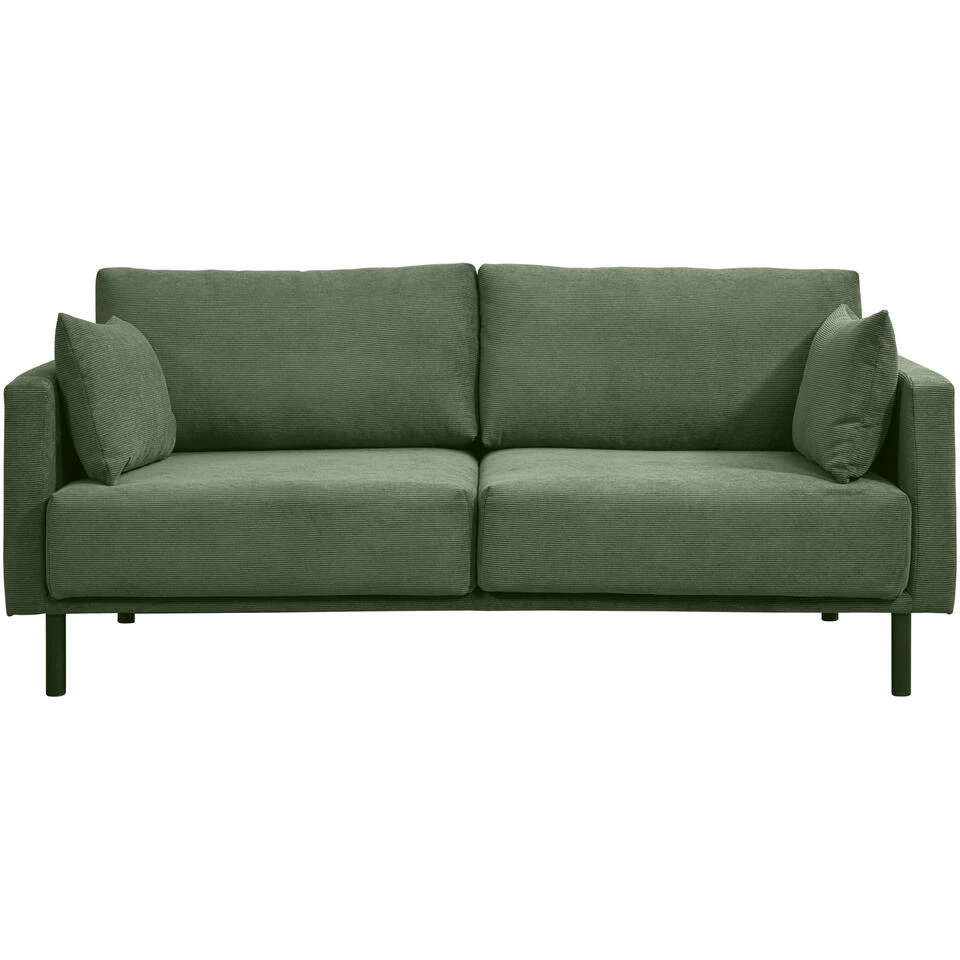 Bank Siem 2,5-zits - Ribstof Fjord - Groen 3 Bank Siem 2,5-zits - Ribstof Fjord - Groen