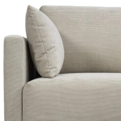 Bank Siem 3-zits - Ribstof Fjord - Beige -LeenBakker Winkel 10108092 9001