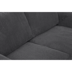 Bank Stuttgart 2-zits - Antraciet -LeenBakker Winkel 10108114 9001