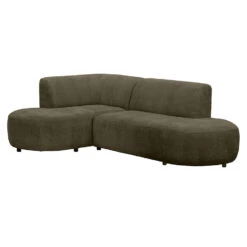 Hoekbank Luna Links - Stof Rebel - Groen -LeenBakker Winkel 10108117 0300