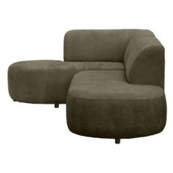 Hoekbank Luna Links - Stof Rebel - Groen -LeenBakker Winkel 10108117 0900