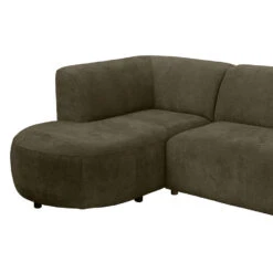 Hoekbank Luna Links - Stof Rebel - Groen -LeenBakker Winkel 10108117 9001