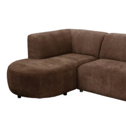 Hoekbank Luna Links - Stof Rebel - Terra -LeenBakker Winkel 10108119 9001