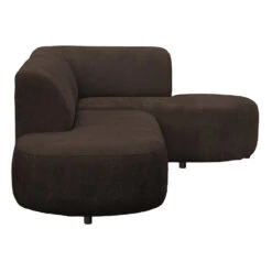 Hoekbank Luna Rechts - Stof Rebel - Bruin -LeenBakker Winkel 10108120 0900