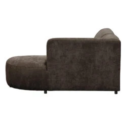 Hoekbank Luna Rechts - Stof Rebel - Bruin -LeenBakker Winkel 10108120 0901