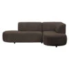 Hoekbank Luna Rechts - Stof Rebel - Bruin -LeenBakker Winkel 10108120