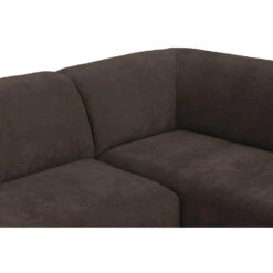 Hoekbank Luna Rechts - Stof Rebel - Bruin -LeenBakker Winkel 10108120 9003