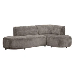 Hoekbank Luna Rechts - Stof Cremona - Taupe -LeenBakker Winkel 10108126 0300