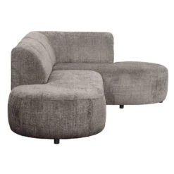 Hoekbank Luna Rechts - Stof Cremona - Taupe -LeenBakker Winkel 10108126 8000