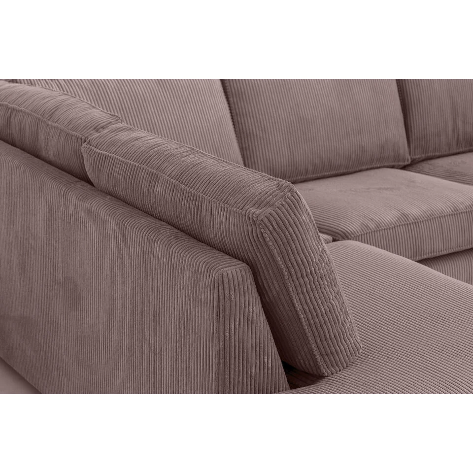 Hoekbank Stuttgart Links - Roze 9 Hoekbank Stuttgart Links - Roze - Afbeelding 7