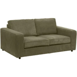 Bank Stuttgart 2-zits - Olijfgroen -LeenBakker Winkel 10108138 0300