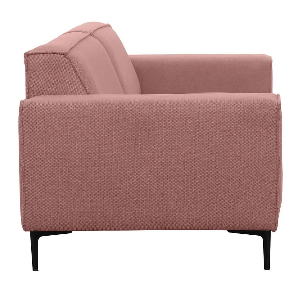 Bank Romy 3-zits - Stof Curio - Roze 6 Bank Romy 3-zits - Stof Curio - Roze - Afbeelding 4