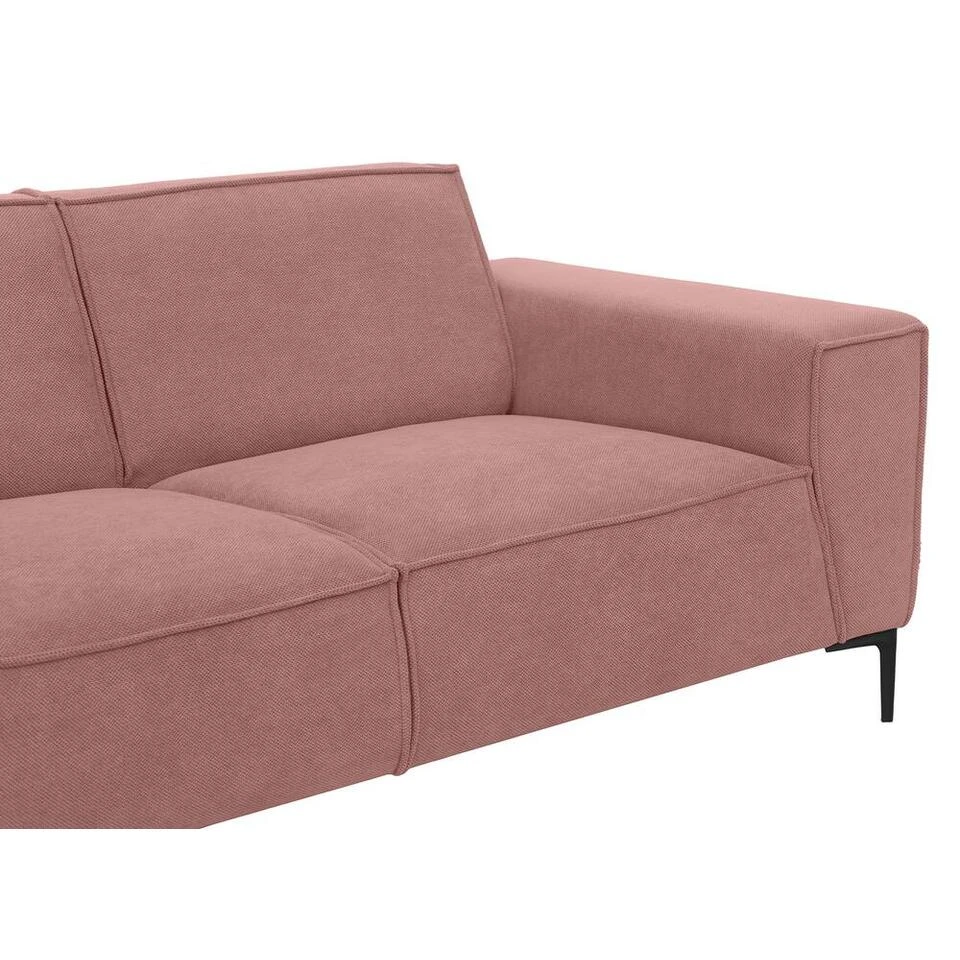 Bank Romy 3-zits - Stof Curio - Roze 9 Bank Romy 3-zits - Stof Curio - Roze - Afbeelding 7