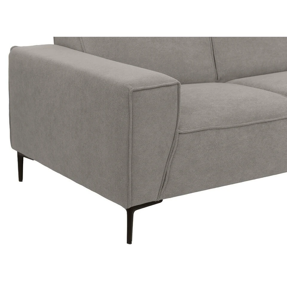 Bank Romy 3-zits - Stof Curio - Grijs 8 Bank Romy 3-zits - Stof Curio - Grijs - Afbeelding 6