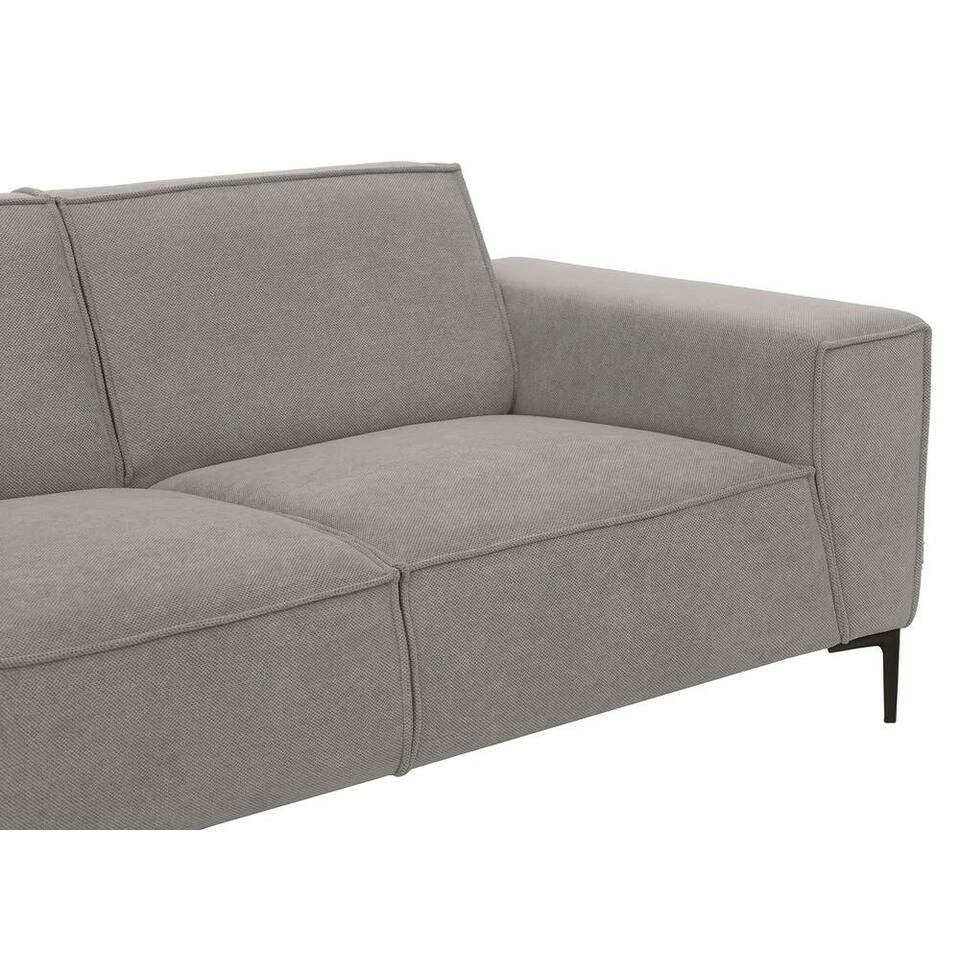 Bank Romy 3-zits - Stof Curio - Grijs 9 Bank Romy 3-zits - Stof Curio - Grijs - Afbeelding 7