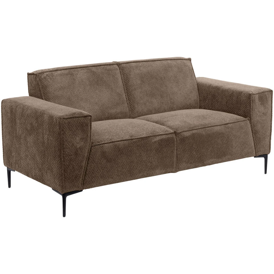 Bank Romy 2-zits - Stof Egon - Taupe 4 Bank Romy 2-zits - Stof Egon - Taupe - Afbeelding 2