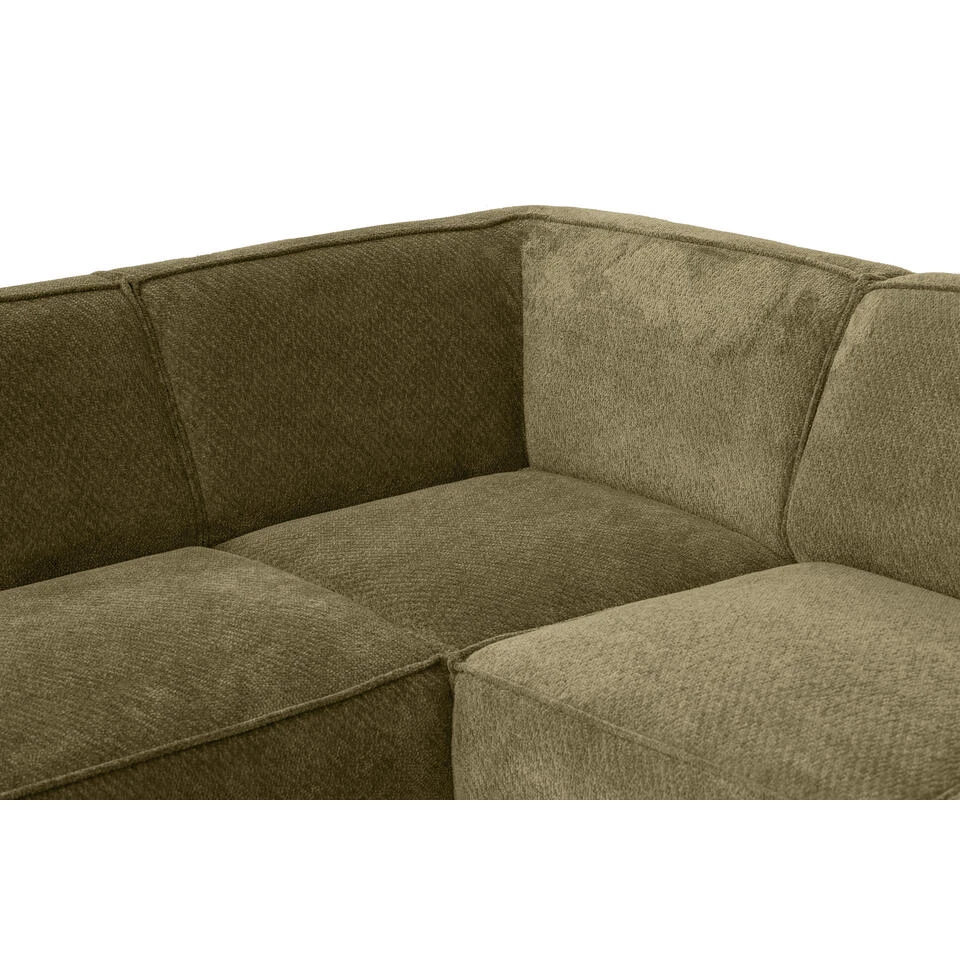 Hoekbank Romy Links - Stof Egon - Groen 7 Hoekbank Romy Links - Stof Egon - Groen - Afbeelding 5