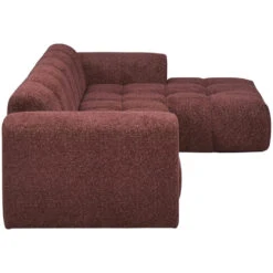 Hoekbank Beau Rechts - Raven - Wijnrood -LeenBakker Winkel 10108207 8000