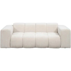 Bank Beau 2-zits - Stof Raven - Beige