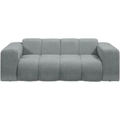 Bank Beau 2-zits - Stof Raven - Grijs