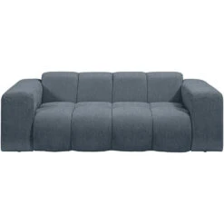 Bank Beau 2-zits - Stof Raven - Donkerblauw