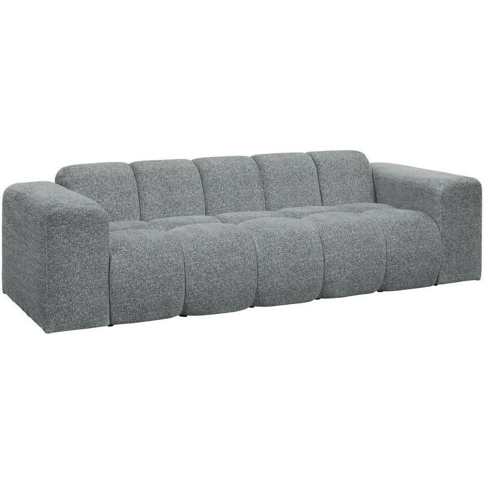 Bank Beau 3-zits - Stof Raven - Grijs 4 Bank Beau 3-zits - Stof Raven - Grijs - Afbeelding 2