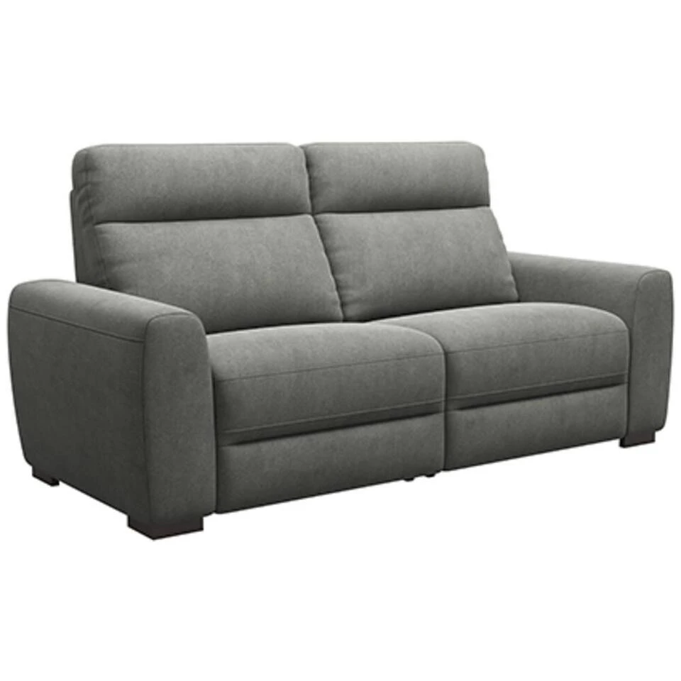 Bank James 3-zits - Stof Gaucho - Donkergrijs 4 Bank James 3-zits - Stof Gaucho - Donkergrijs - Afbeelding 2