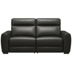 Bank James 3-zits - Stof Melbourne - Zwart