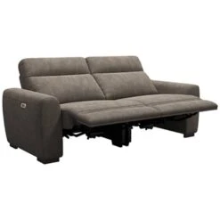 Bank James Verstelbaar 3-zits - Stof Billy Joe - Grijs -LeenBakker Winkel 10111651 0302