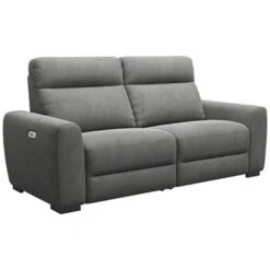 Bank James Verstelbaar 3-zits - Stof Gaucho - Donkergrijs -LeenBakker Winkel 10111652 0300