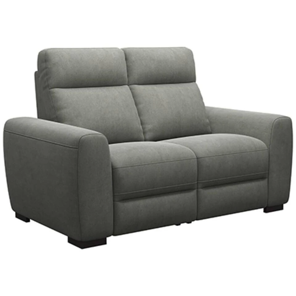 Bank James 2-zits - Stof Gaucho - Donkergrijs 4 Bank James 2-zits - Stof Gaucho - Donkergrijs - Afbeelding 2