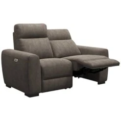 Bank James Verstelbaar 2-zits - Stof Billy Joe - Grijs -LeenBakker Winkel 10111681 0301