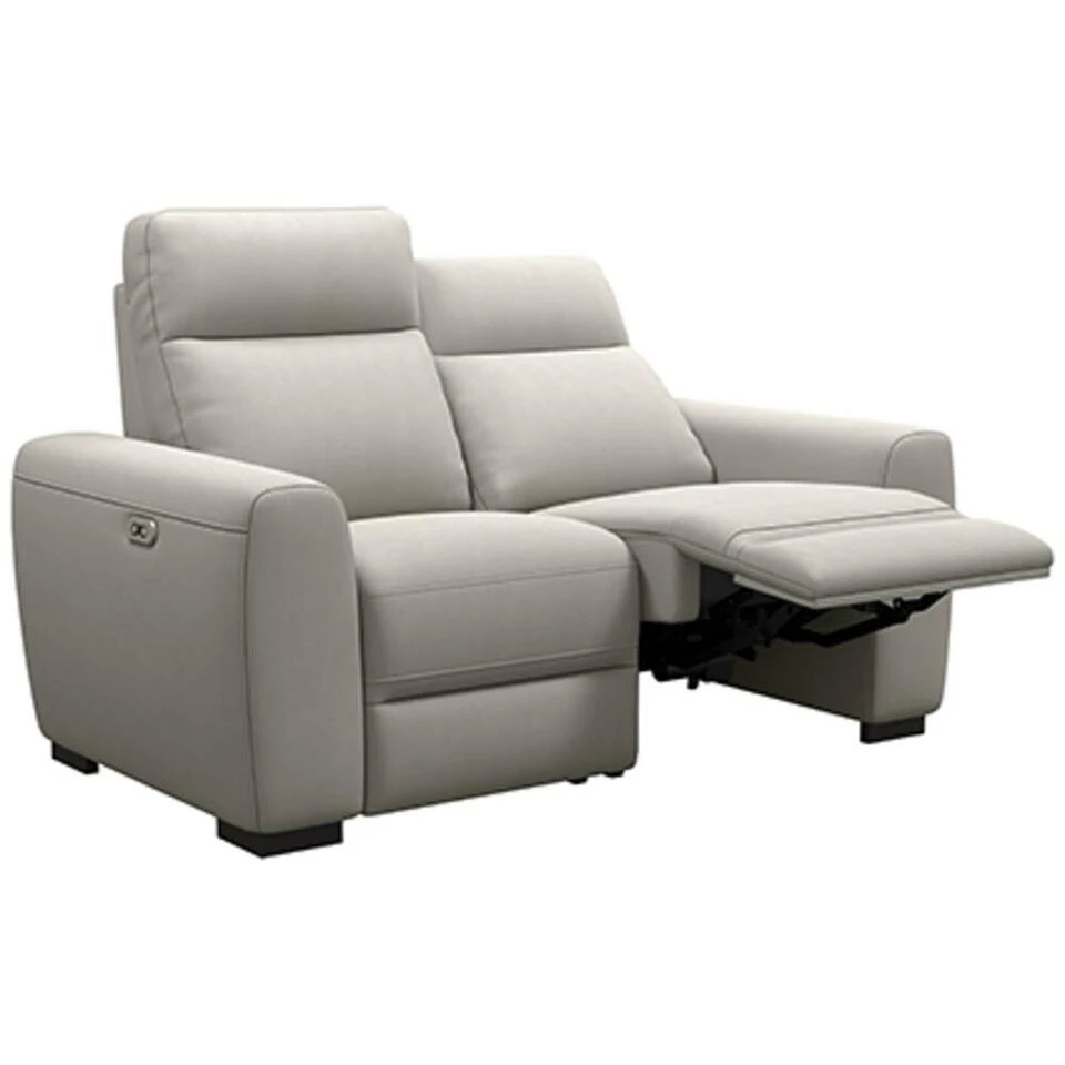 Bank James Verstelbaar 2-zits - Stof Gaucho - Lichtgrijs 5 Bank James Verstelbaar 2-zits - Stof Gaucho - Lichtgrijs - Afbeelding 3