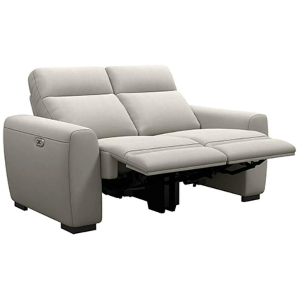 Bank James Verstelbaar 2-zits - Stof Gaucho - Lichtgrijs 6 Bank James Verstelbaar 2-zits - Stof Gaucho - Lichtgrijs - Afbeelding 4