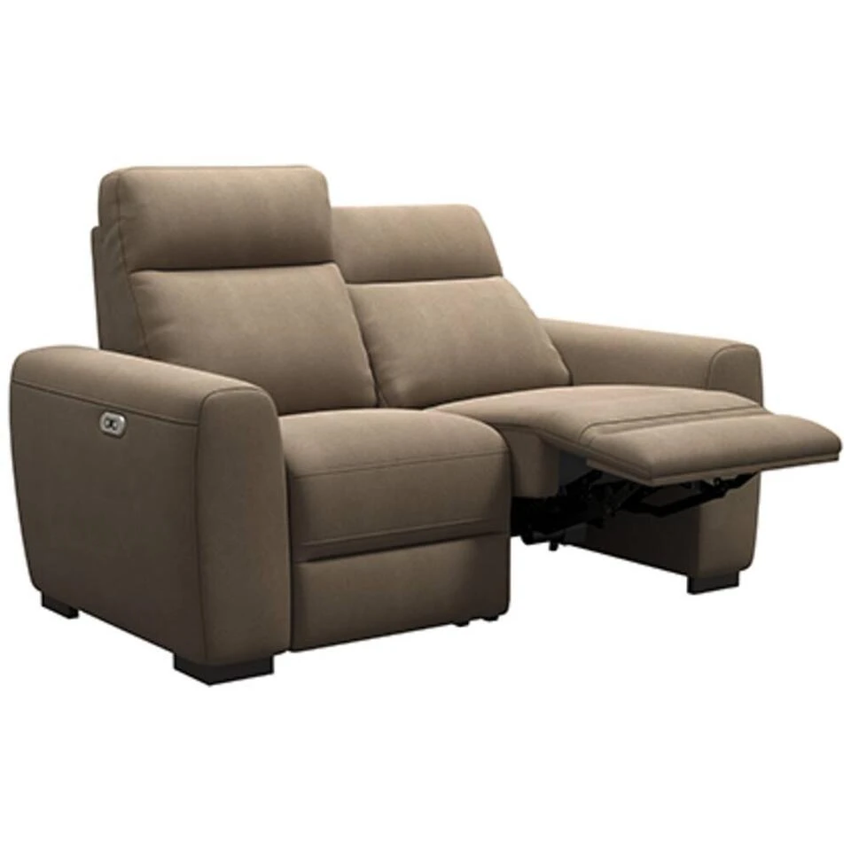 Bank James Verstelbaar 2-zits - Stof Gaucho - Taupe 5 Bank James Verstelbaar 2-zits - Stof Gaucho - Taupe - Afbeelding 3