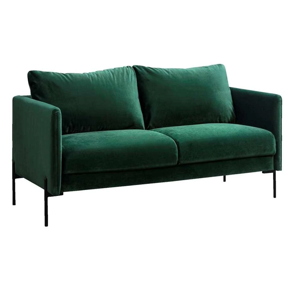 Bank Brest 2,5-zits - Velvet - Donkergroen 4 Bank Brest 2,5-zits - Velvet - Donkergroen - Afbeelding 2