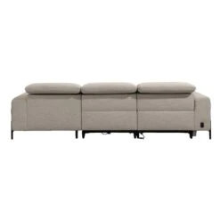 Hoekbank Dave Rechts - Elektrisch Verstelbaar - Lichtgrijs -LeenBakker Winkel 10112248 0900