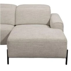 Hoekbank Dave Rechts - Elektrisch Verstelbaar - Lichtgrijs -LeenBakker Winkel 10112248 9001