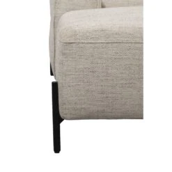 Hoekbank Dave Links - Elektrisch Verstelbaar - Stof Pure - Lichtgrijs -LeenBakker Winkel 10112249 9002