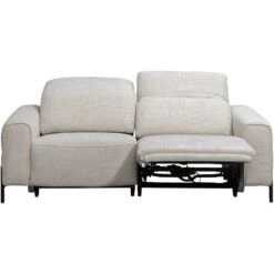 Bank Dave 3-zits - Elektrisch Verstelbaar - Lichtgrijs -LeenBakker Winkel 10112250 0102