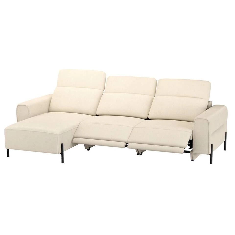 Hoekbank Dave Links - Elektrisch Verstelbaar - Crème 6 Hoekbank Dave Links - Elektrisch Verstelbaar - Crème - Afbeelding 4