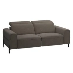 Bank Dave 3-zits - Elektrisch Verstelbaar - Stof Billy Joe - Grijs -LeenBakker Winkel 10112268 0300